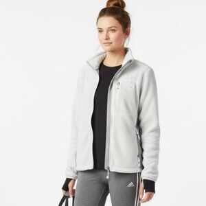 Mountain Hardware Gray Long Sleeve Fleece Zip Up Athletic Sport Jacket M